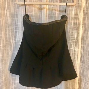 Black tube top.